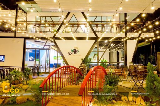 Thiết kế, xây dựng quán cà phê Gạo-Đinh Lạc, Di Linh, Lâm Đồng
