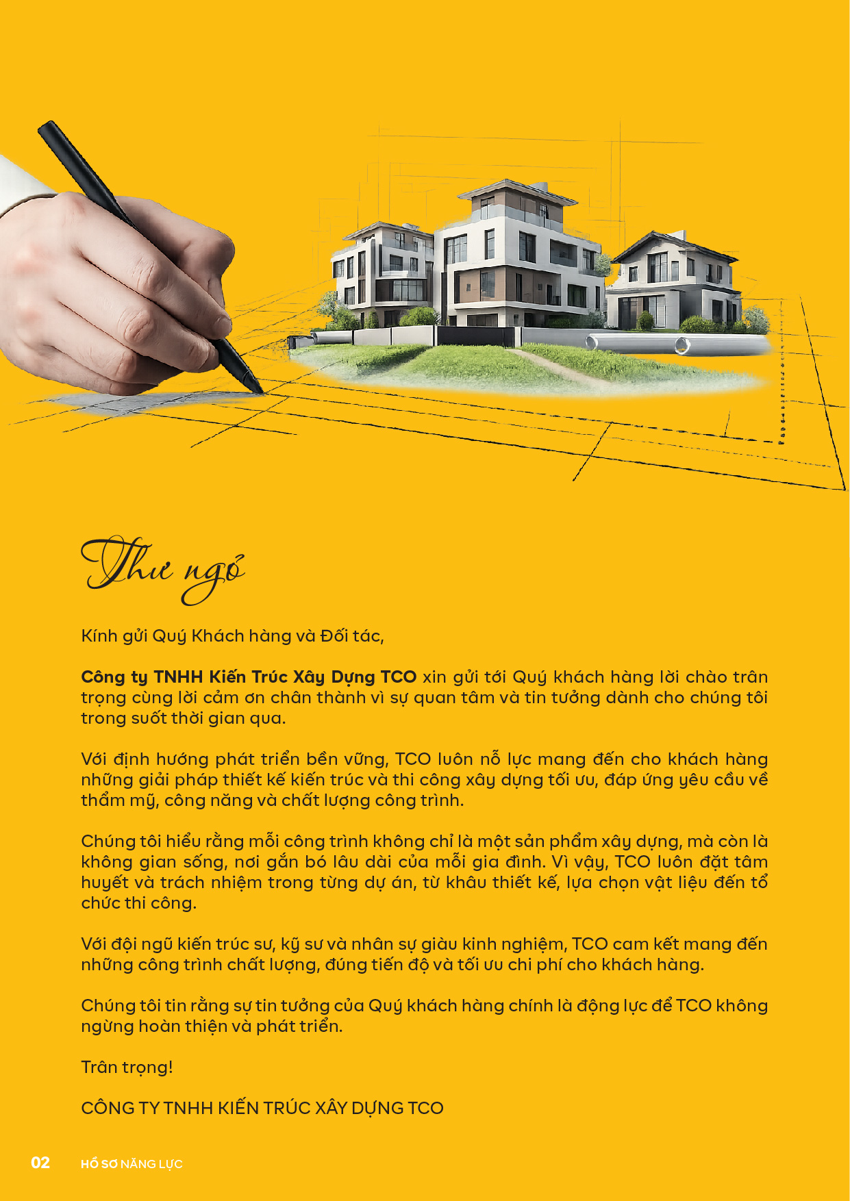 HỒ SƠ NĂNG LỰC CÔNG TY XÂY DỰNG TCO – ĐƠN VỊ XÂY NHÀ TRỌN GÓI UY TÍN TẠI LÂM ĐỒNG