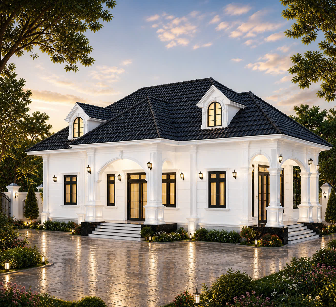 Công trình xây dựng Biệt thự sân vườn chú đô cư xá